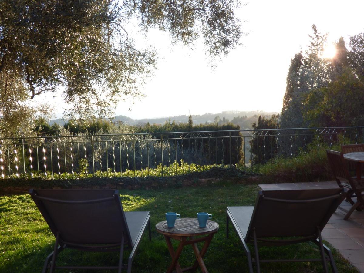 Apartment Cezanne With Heated Pool And Private Garden Chateauneuf-Grasse Bagian luar foto