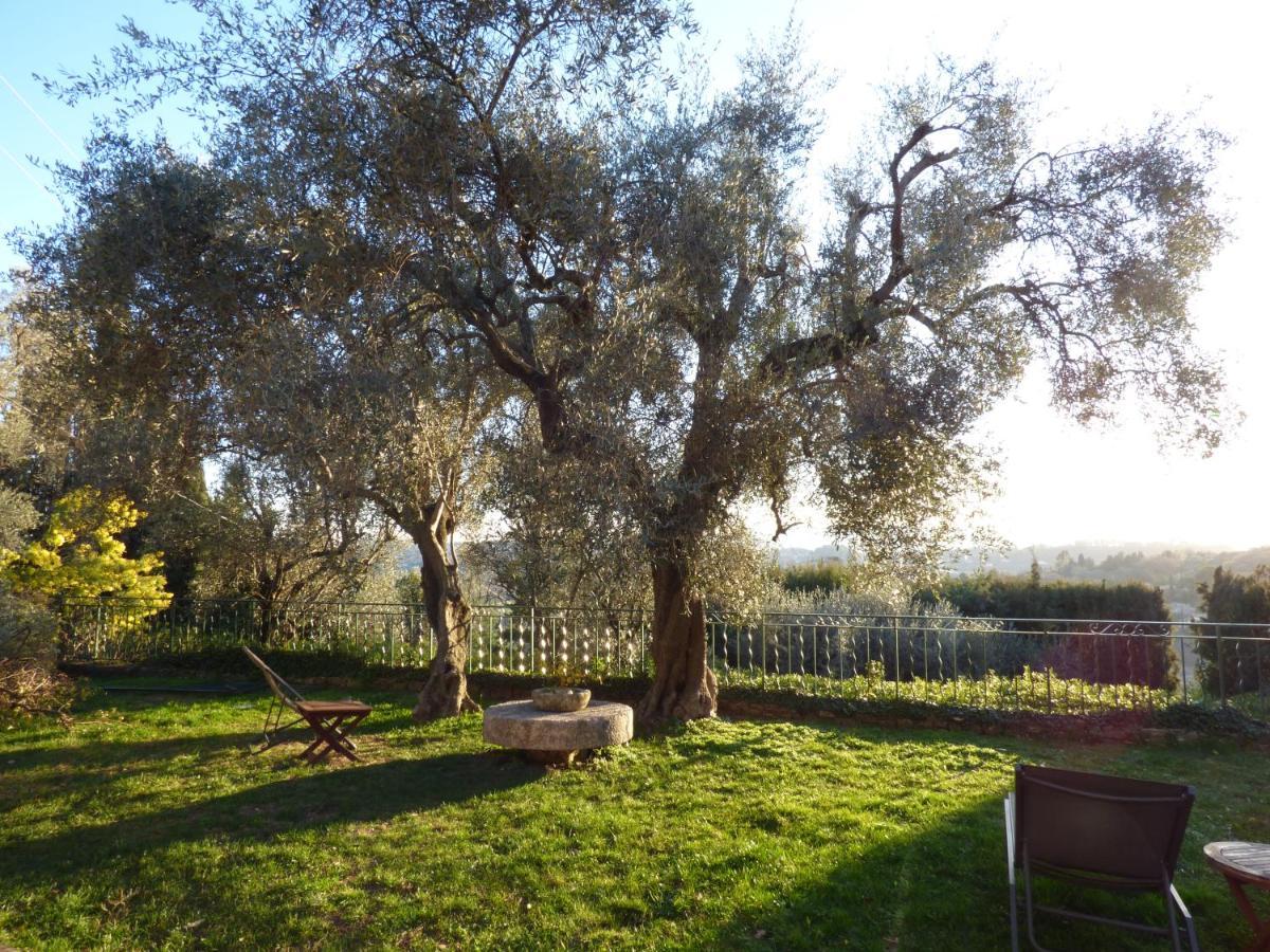 Apartment Cezanne With Heated Pool And Private Garden Chateauneuf-Grasse Bagian luar foto