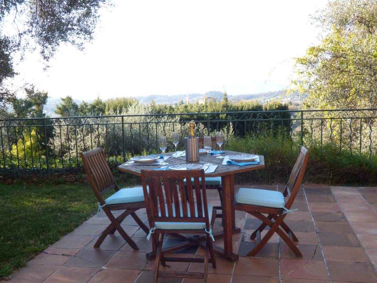Apartment Cezanne With Heated Pool And Private Garden Chateauneuf-Grasse Bagian luar foto