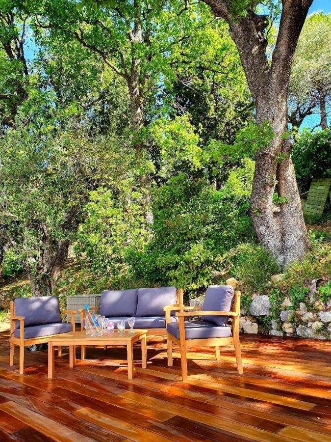 Apartment Cezanne With Heated Pool And Private Garden Chateauneuf-Grasse Bagian luar foto