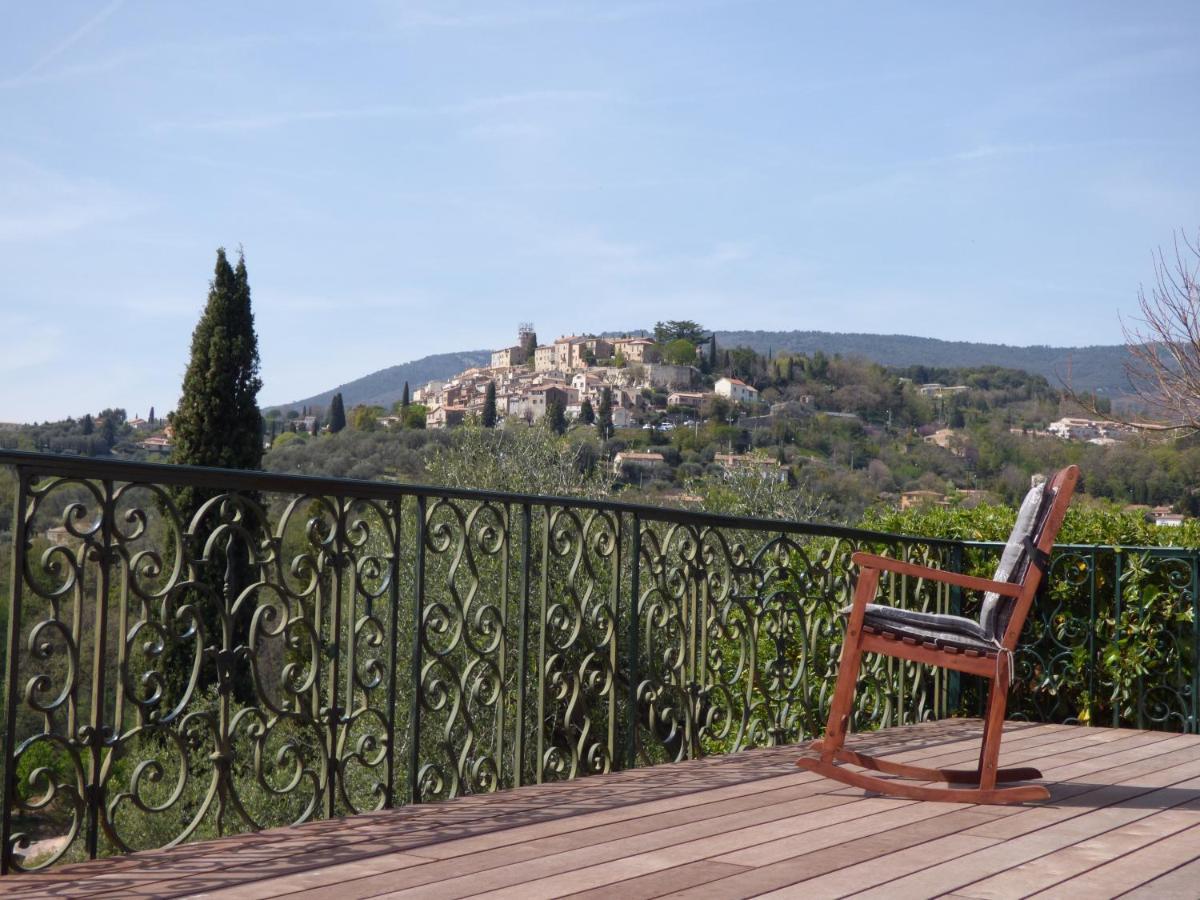 Apartment Cezanne With Heated Pool And Private Garden Chateauneuf-Grasse Bagian luar foto