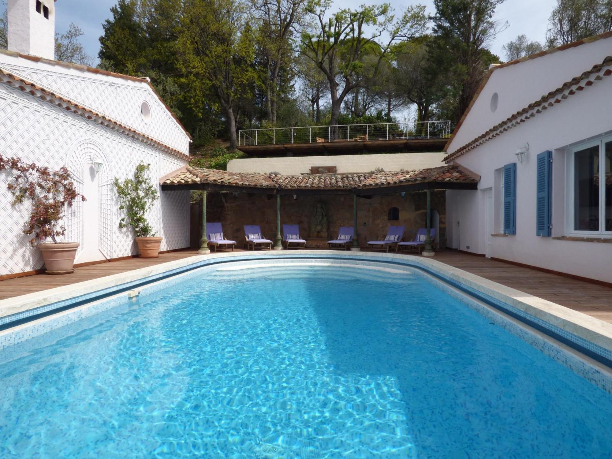 Apartment Cezanne With Heated Pool And Private Garden Chateauneuf-Grasse Bagian luar foto