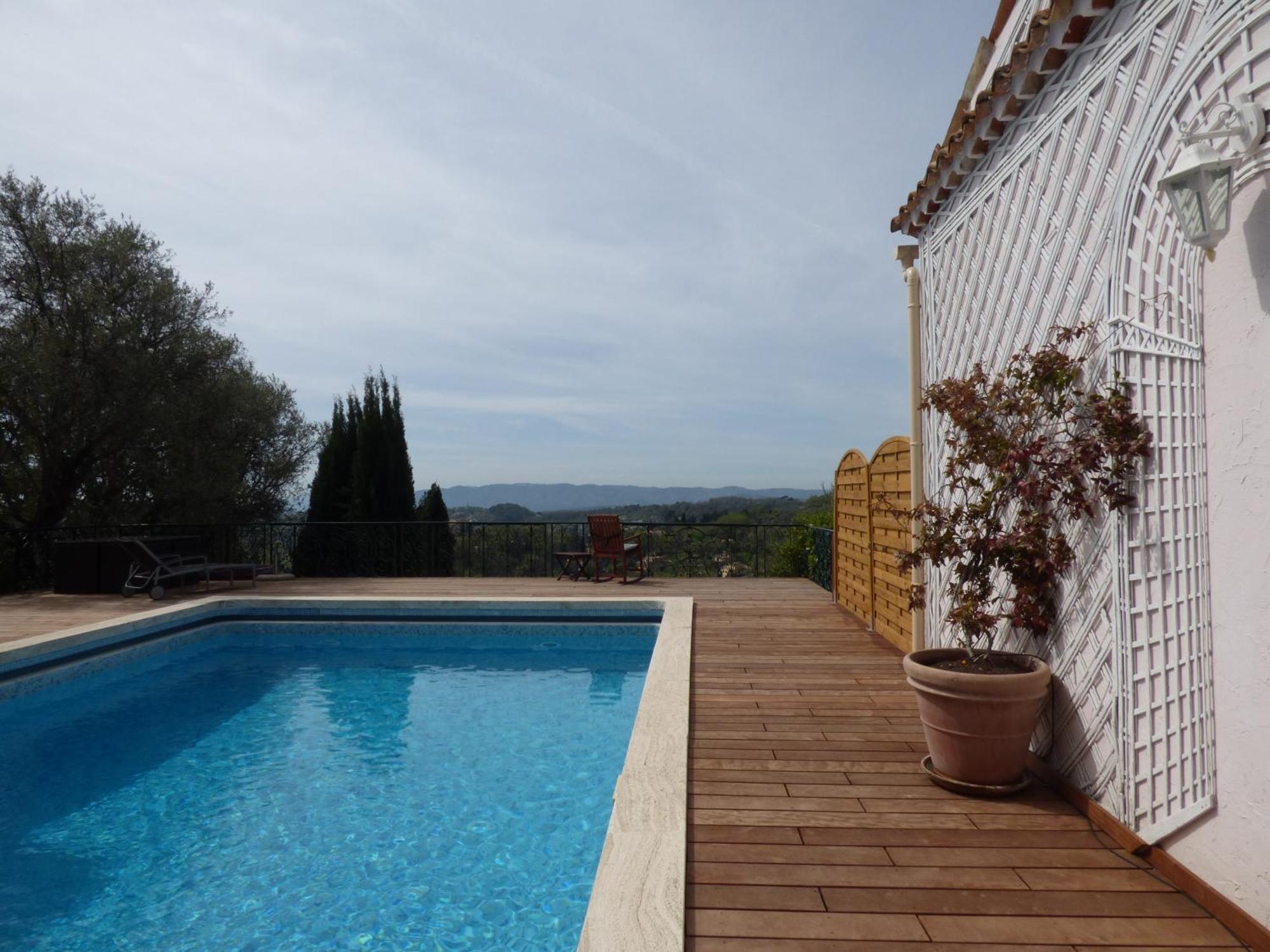 Apartment Cezanne With Heated Pool And Private Garden Chateauneuf-Grasse Bagian luar foto